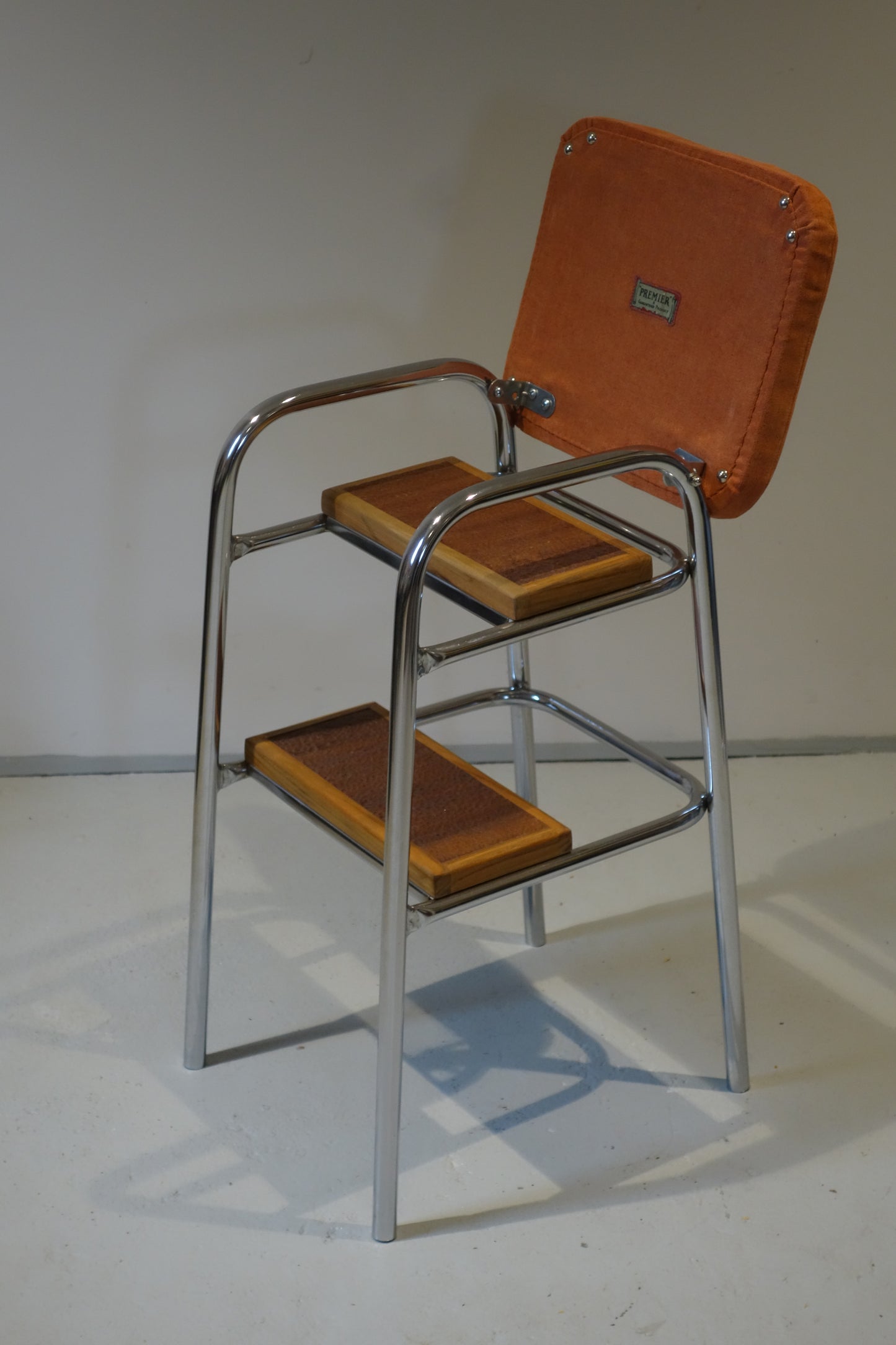 Burnt Orange Step Stool