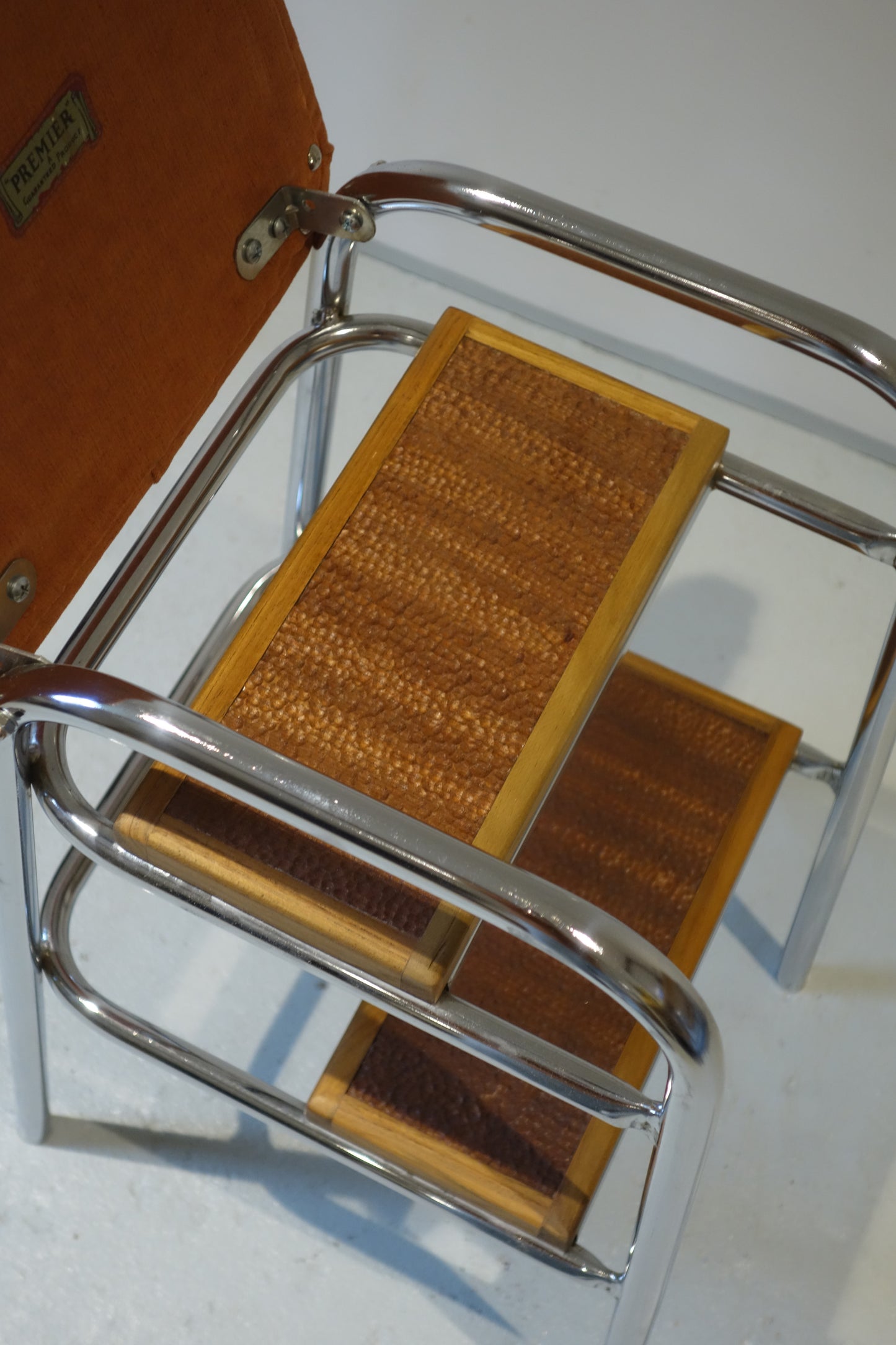 Burnt Orange Step Stool