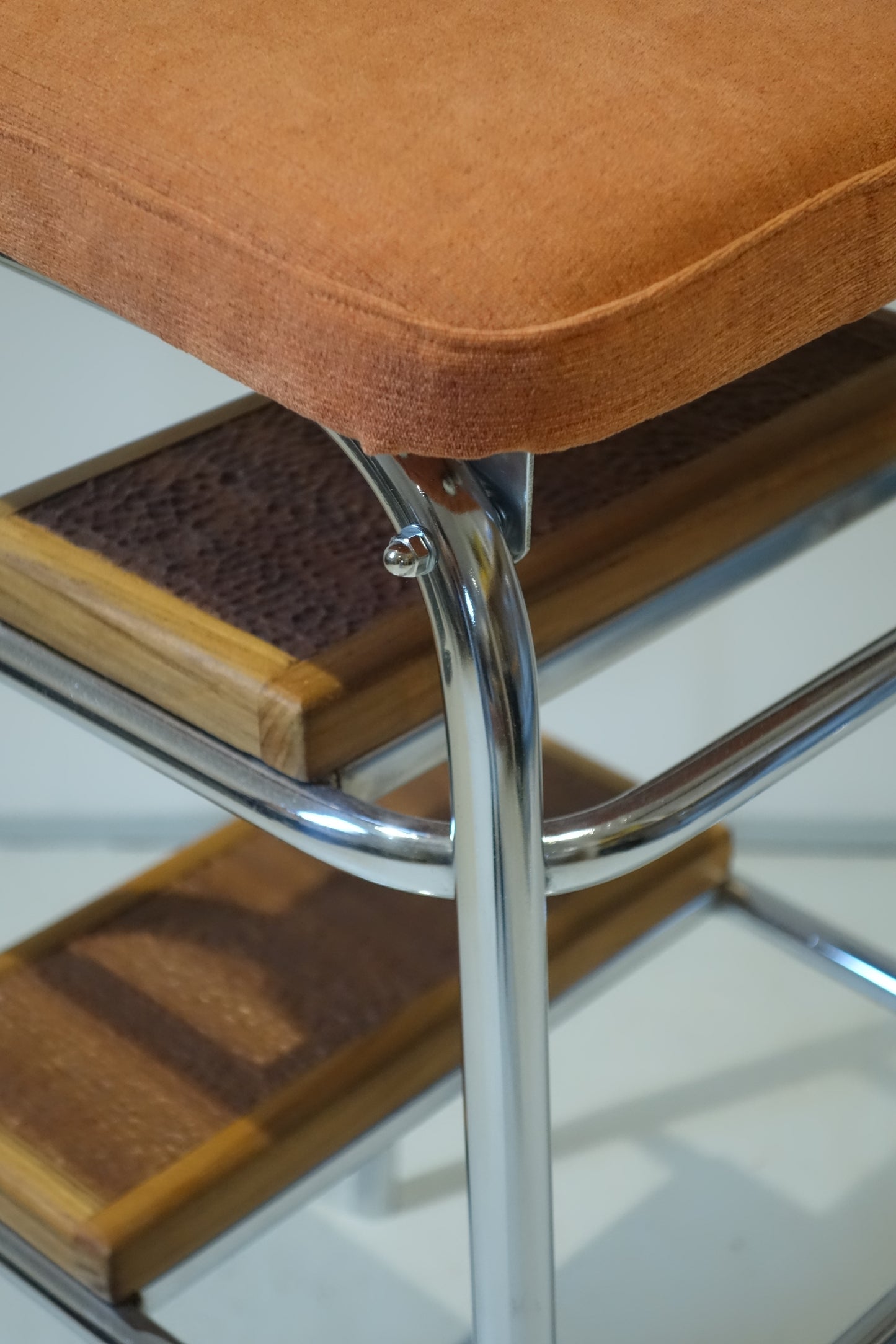 Burnt Orange Step Stool